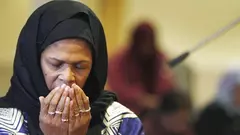 Amina Wadud (photo: Adrian Dennis/AFP/Getty Images)