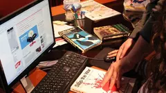 A work desk - in Lebanon (photo: DW)
