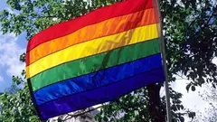 Regenbogenflagge; Foto: dpa