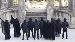 Performance of Fadhel Jaibi's play "Tsunami" in Dougga (photo: Sarah Mersch)