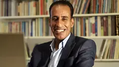Der jordanische Literaturpreisträger Jalal Barjas, 2021