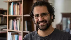 الناشط اليساري الحقوقي المصري البارز علاء عبد الفتاح. 
