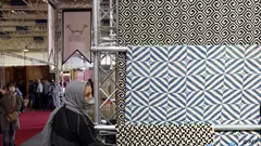 Geometric shapes have started to appear on Iranian carpets as part of a redesign and resizing in response to changing tastes, and fallen exports.