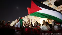 While airing pro-Palestinian sympathies has been allowed at the Qatar 2022 World Cup – people were even handing out "Free Palestine" T-shirts ahead of Argentina's match with Poland on Wednesday – security forces have clamped down on fans seeking to show support for protesters in Iran, who have been demanding an end to clerical rule there.