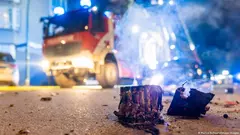 شهدت العاصمة الألمانية برلين أحداث عنف خلال احتفالات ليلة رأس السنة الجديدة 2022 / 2023. 