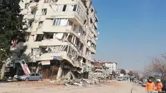 Die Zerstörung im Erdbebengebiet ist enorm, wie hier in der türkischen Stadt Antakya.