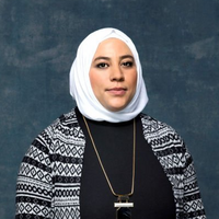 A portrait of Kholoud Helmi.