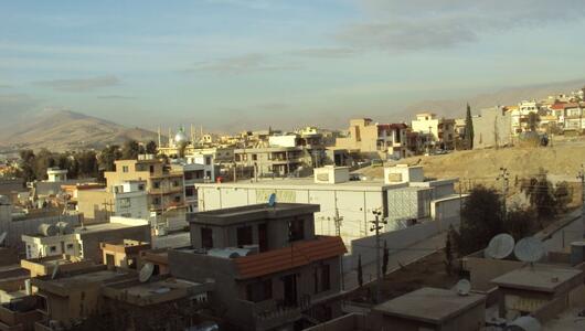 Blick auf die kurdische Stadt Suleimaniyye